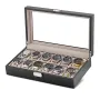 Ditur Horlogebox 12 horloges Zwart Hout DIT0000239