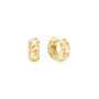 Ania Haie Bold Texture Small Oorbellen Verguld Zilver E063-06G