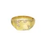 Jane Kønig Iced Signet Ring Verguld Zilver EBISR-XJK23-G
