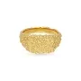 Jane Kønig Organic Signet Ring Verguld Zilver EBOSR-XJK23-G