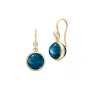 Julie Sandlau Prime Sapphire Blue Oorbellen Verguld Zilver HKS181GDSACRCZ