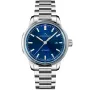NORQAIN Freedom 60 N2000S02A/A201-1 horloge met een Blauw wijzerplaat en een horlogekast met een diameter van 42 mm en een Metalen Band in het Zilver