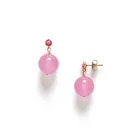 ANNI LU Pink Bubbles Oorbellen Verguld Messing 241-30-73