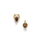 ANNI LU Glazed Donut Oorbellen Verguld Messing 261-30-74