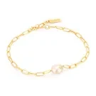 Ania Haie Pearl Power Armband Verguld Zilver B043-03G