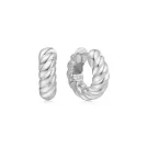 Ania Haie Bold Texture Oorbellen Zilver E063-07H