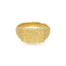 Jane Kønig Organic Signet Ring Verguld Zilver EBOSR-XJK23-G