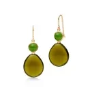 Julie Sandlau Prime Drop Oorbellen Verguld Zilver HKS842GDMGOLCR
