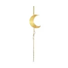 Jane Kønig Half Moon Enkele Oorbel Verguld Zilver HMEP-XJK24-1-G