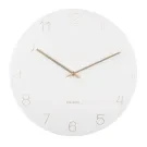 Karlsson Charm Engraved Numbers Wall Clock Wandklok KA5762WH