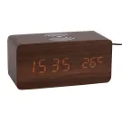 Karlsson Alarm clock Block w. phone charger Wekker KA5933DW