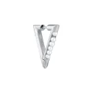 Jane Kønig Bahamas Small Enkele Oorbel Zilver SBPE-HS22-S